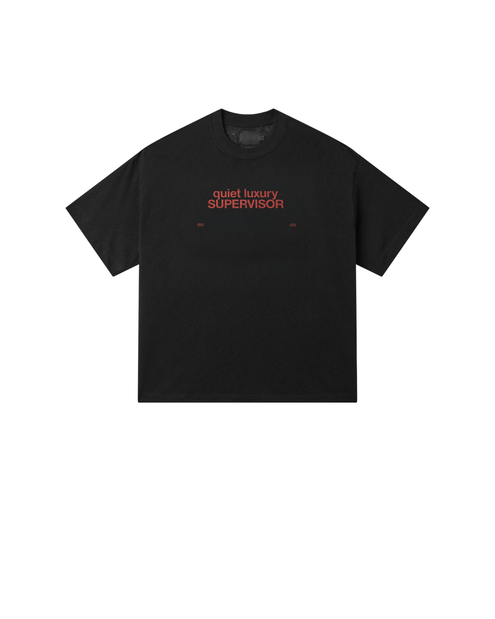 QUIET LUXURY TEE - Black