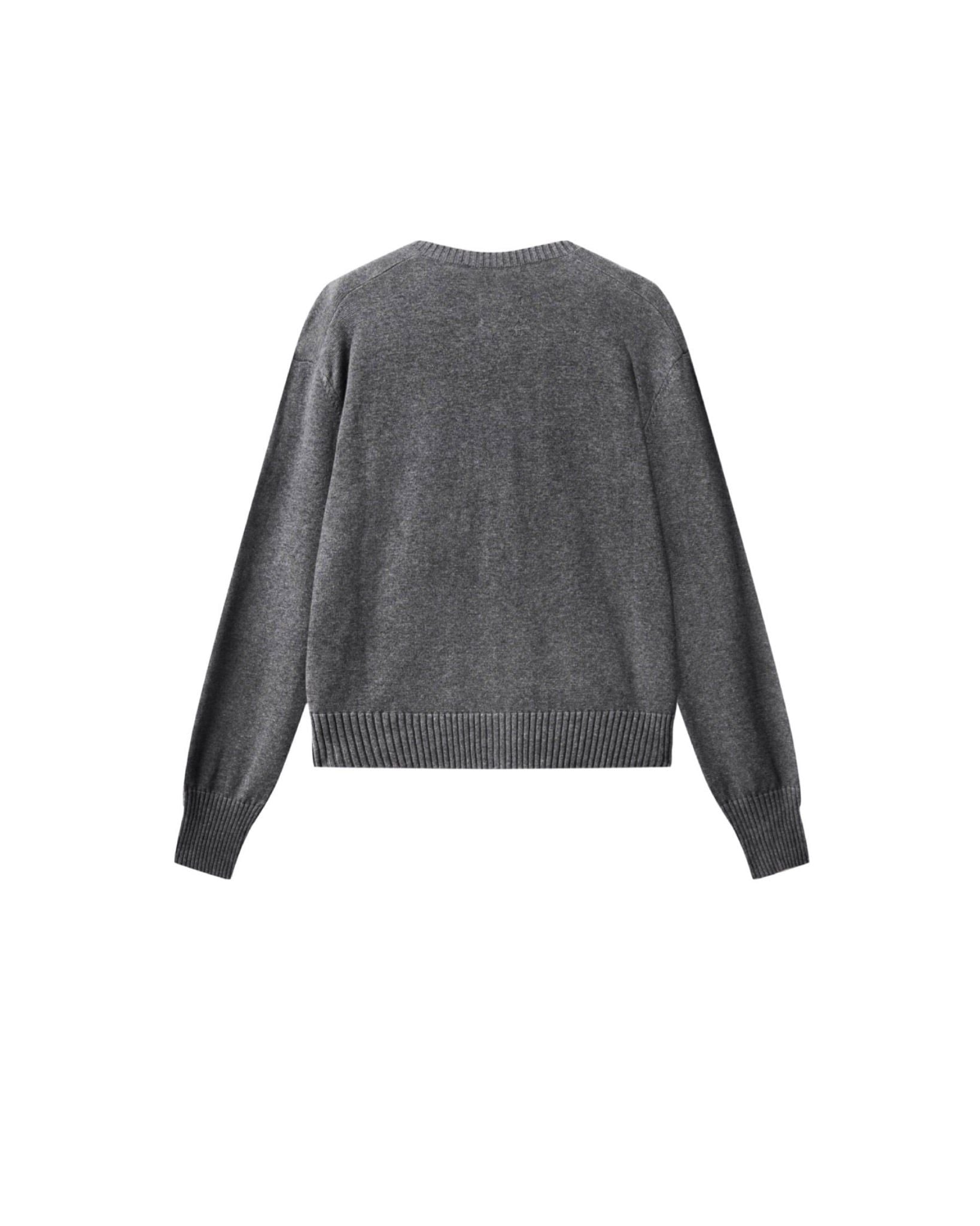  AUTUMNAL KNIT CARDIGAN - Moon Grey 