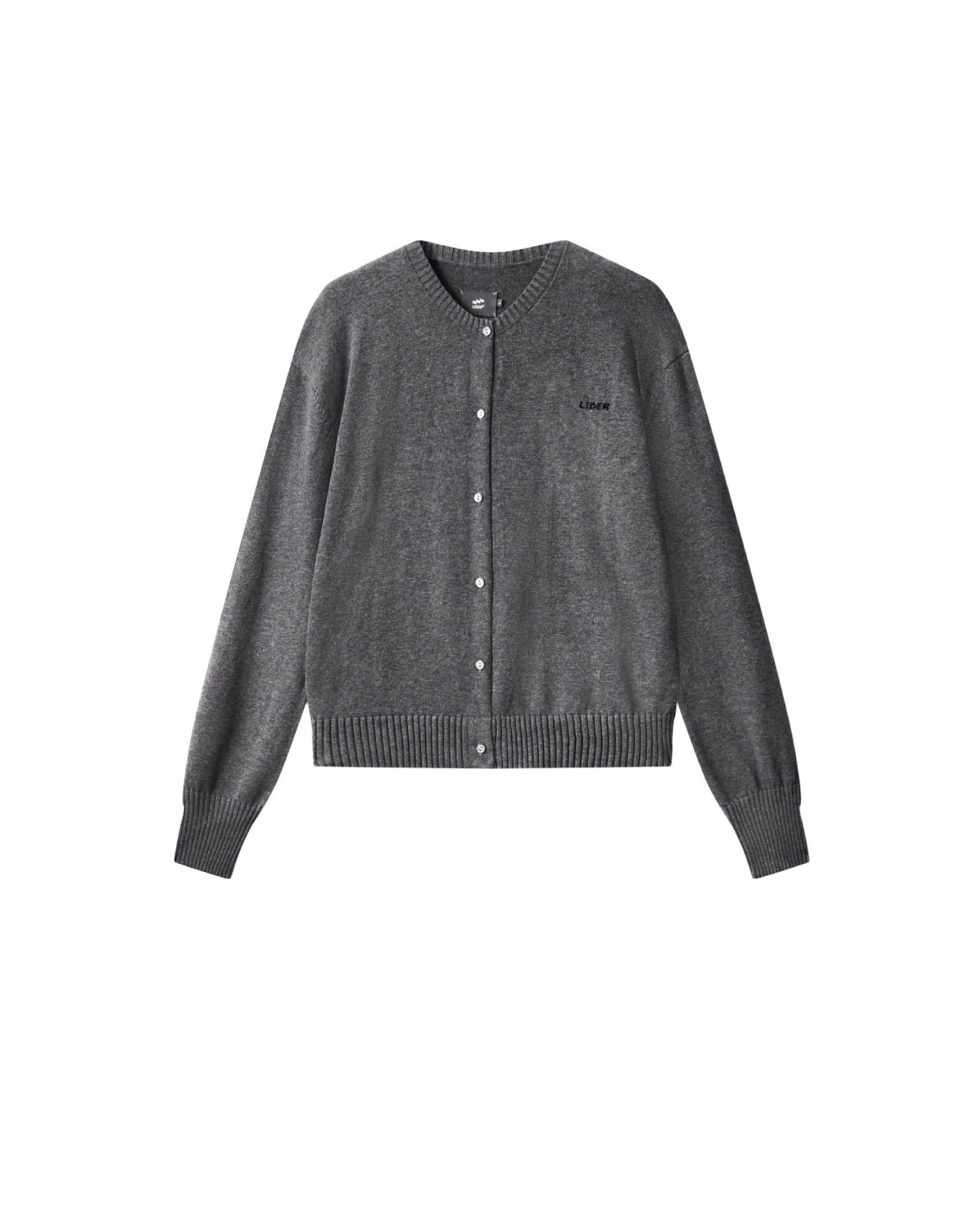 AUTUMNAL KNIT CARDIGAN - Moon Grey