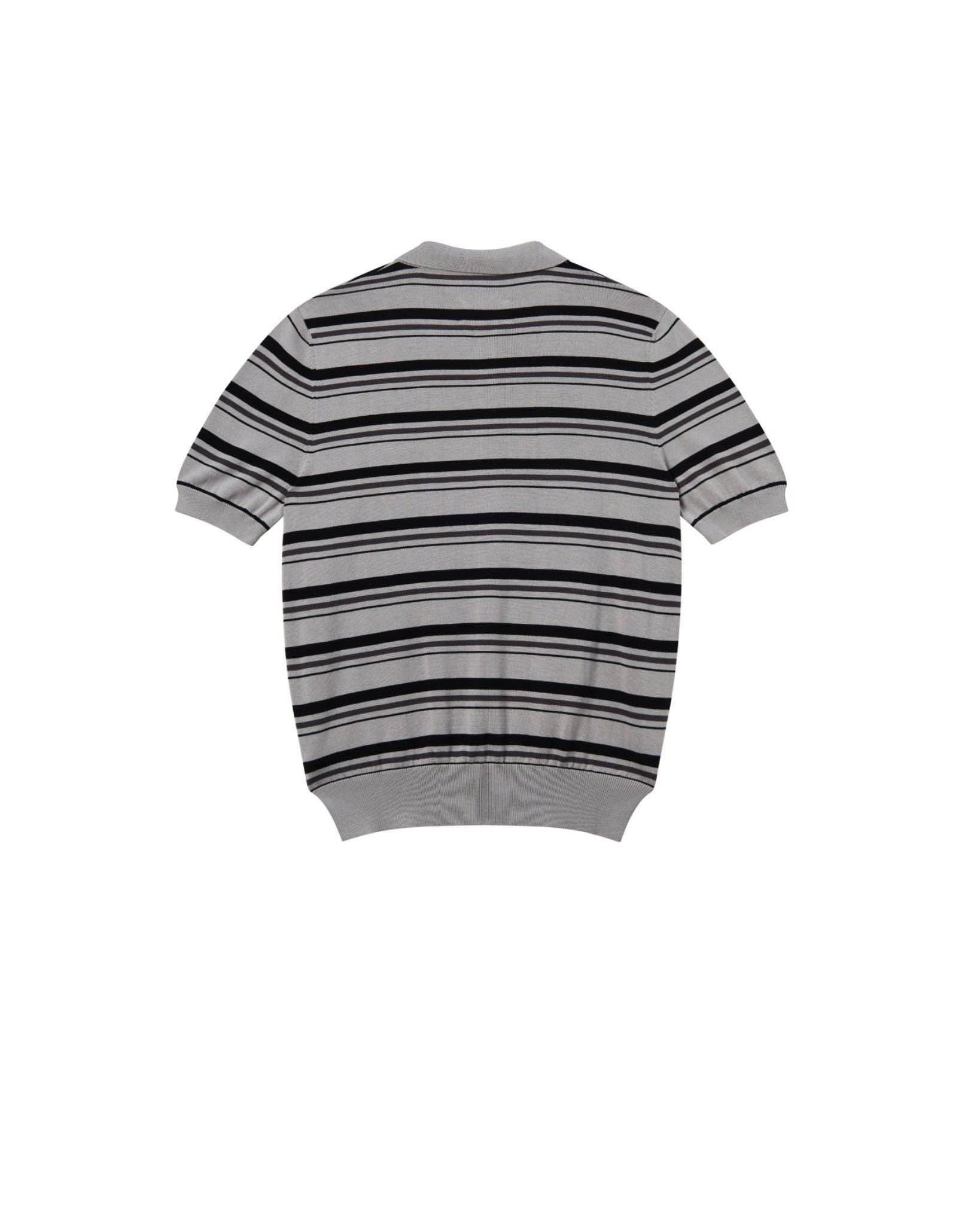 CAMPUS POLO SHIRT - Striped Grey