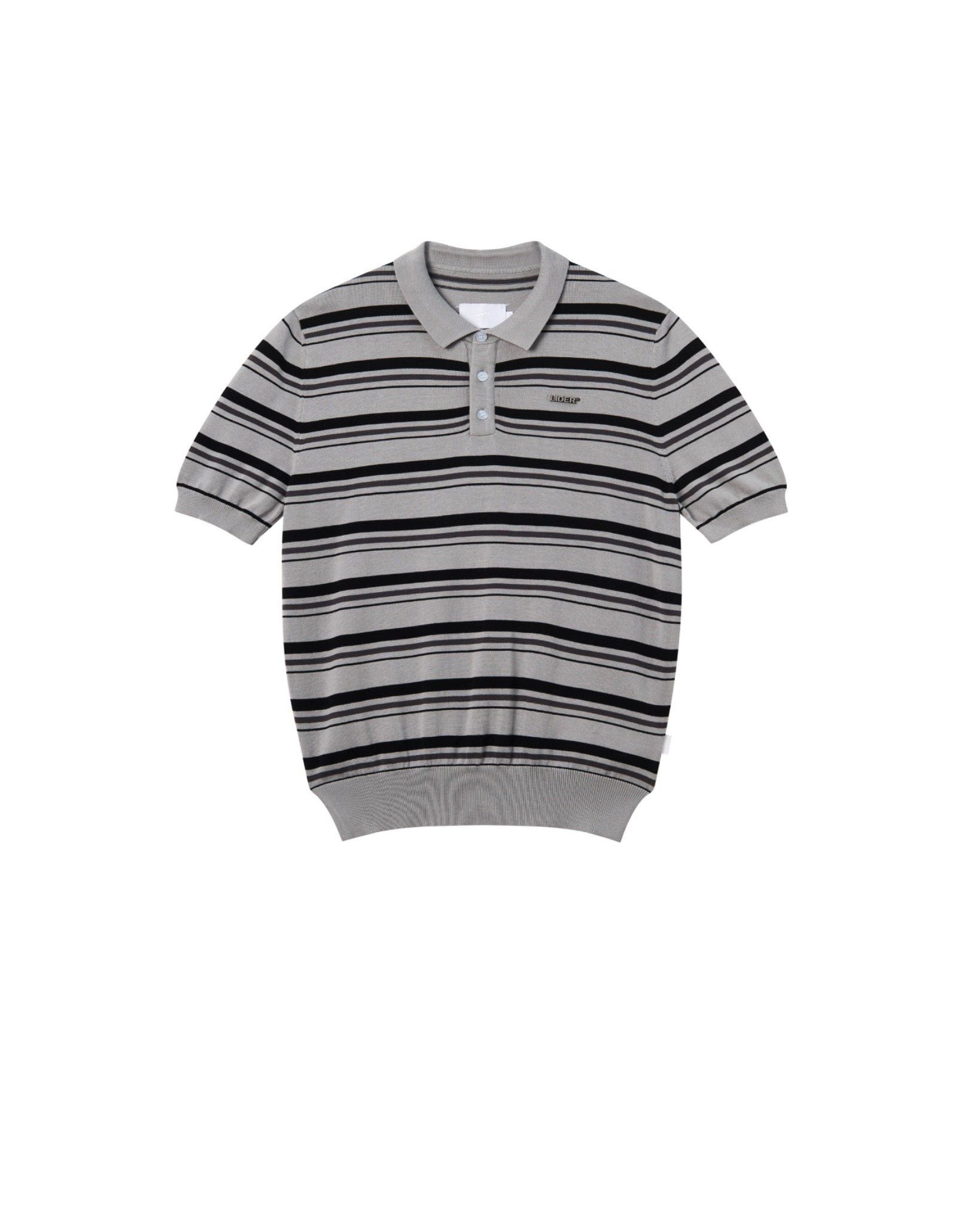 CAMPUS POLO SHIRT - Striped Grey