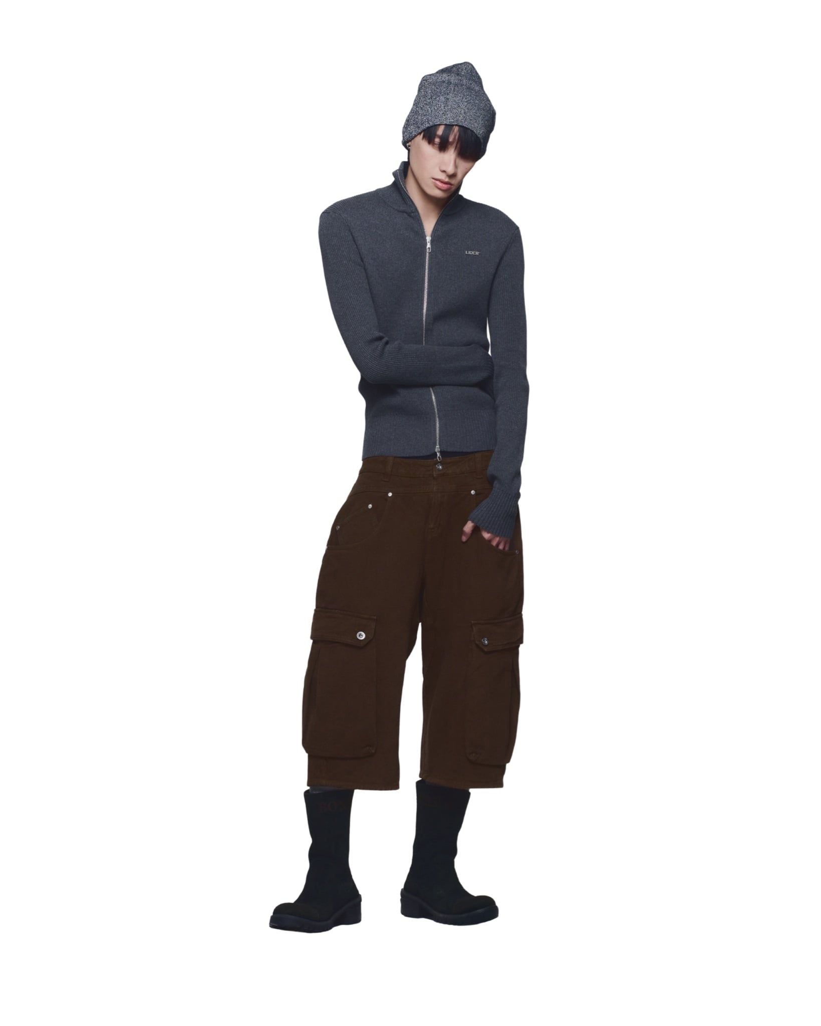 HOMEBODY ZIP KNIT TOP