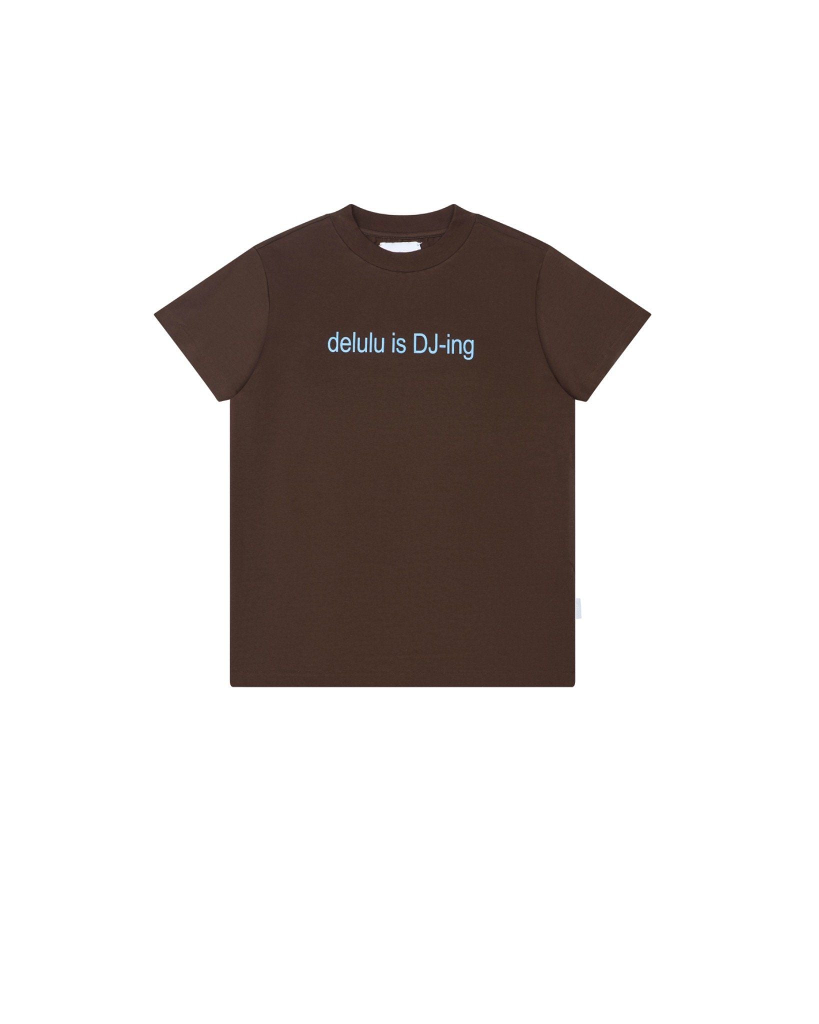 DELULU TEE - Brown Core