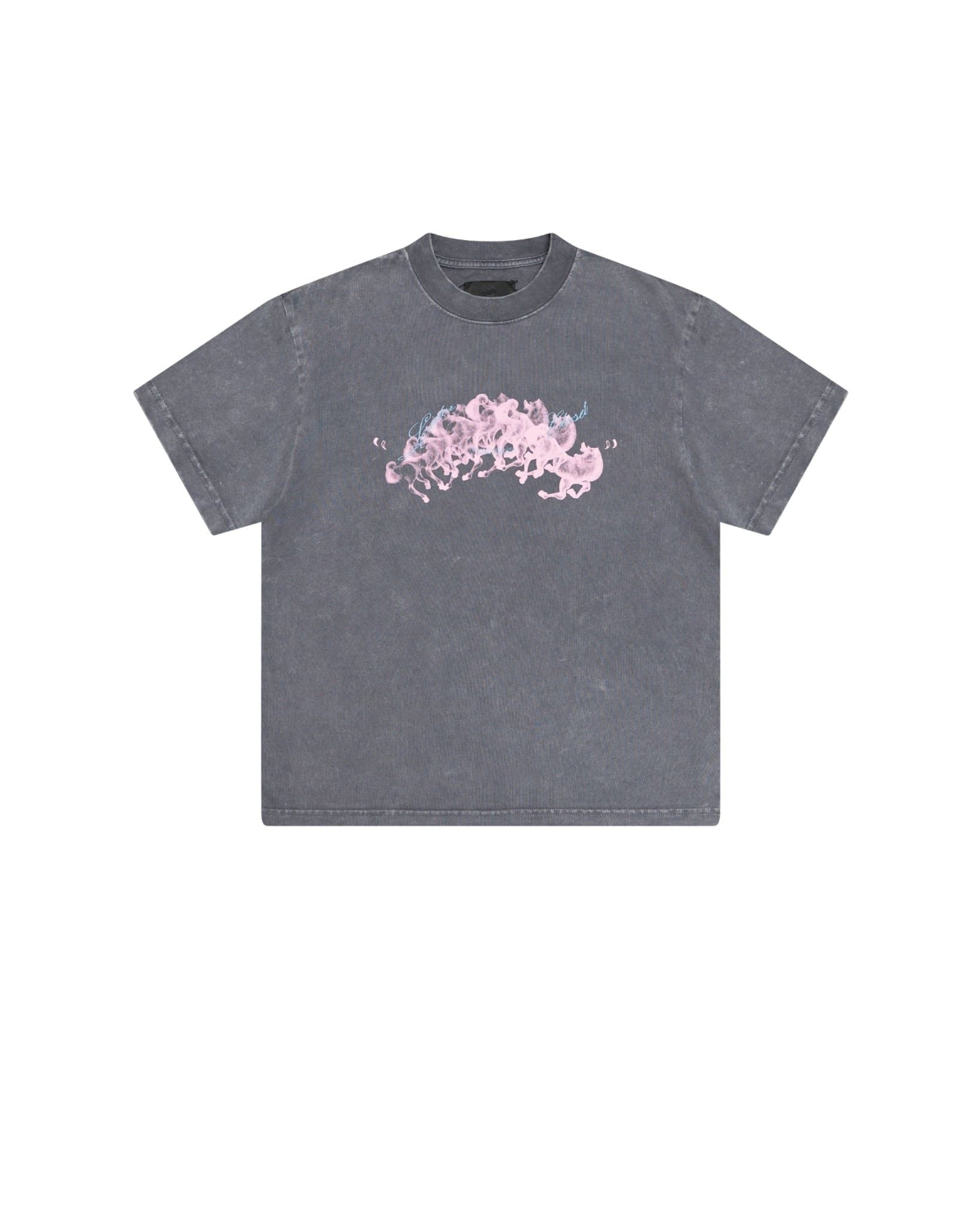 EIGHT HORSES FORWARD TEE - Airy Grey