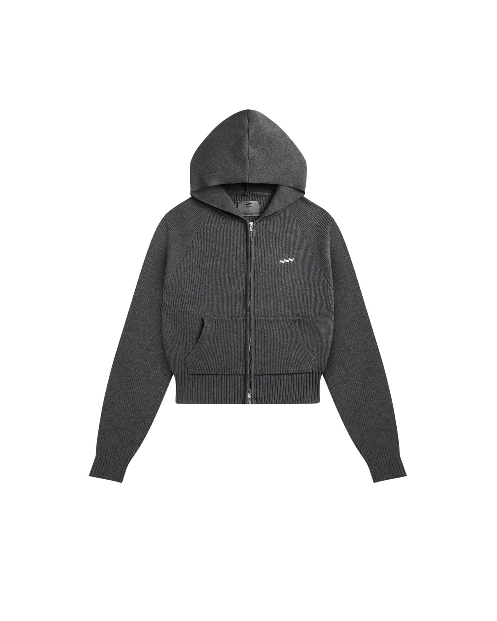 HOMEBODY HOODED KNIT JACKET