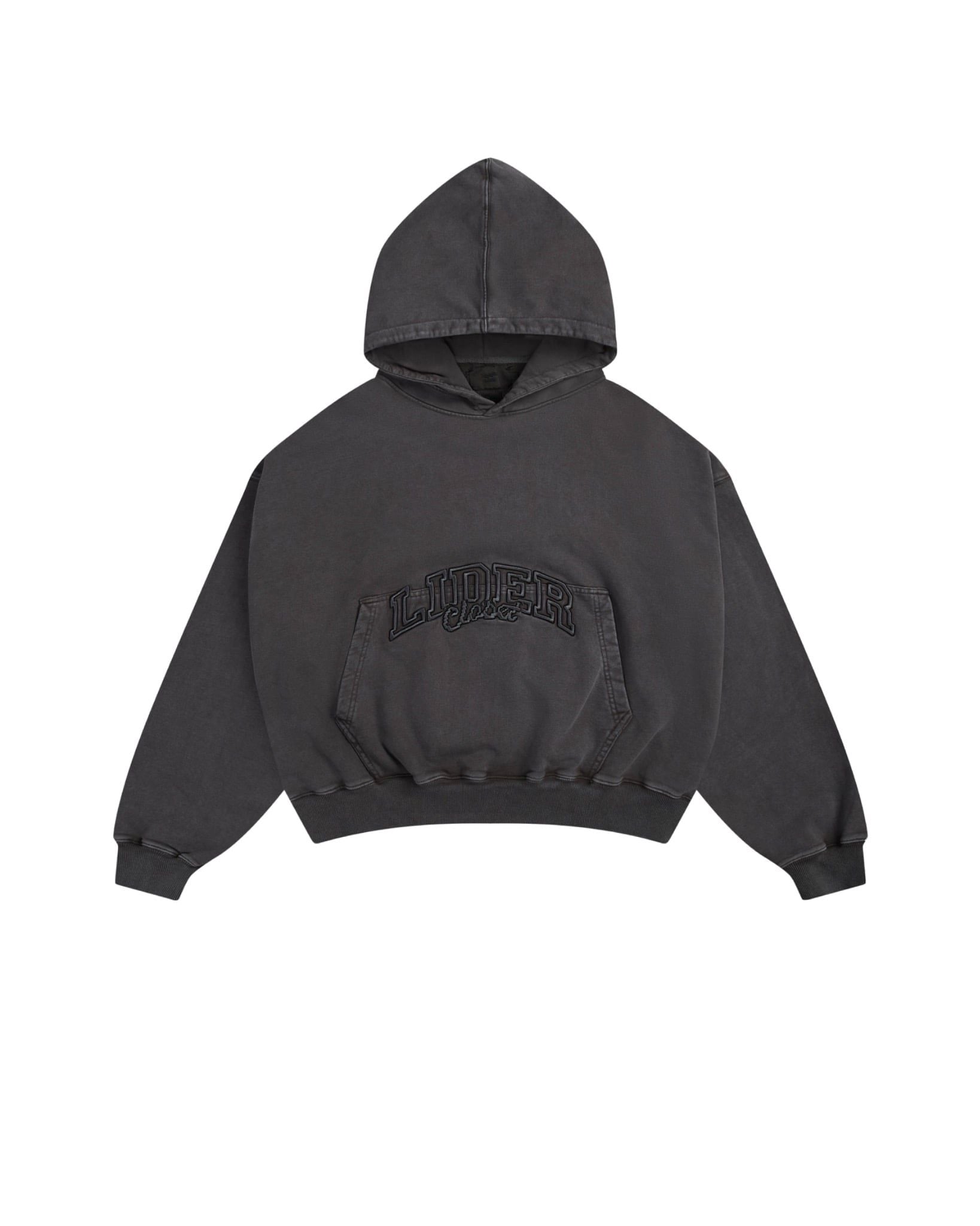 WASHED CORE HOODIE - Grey