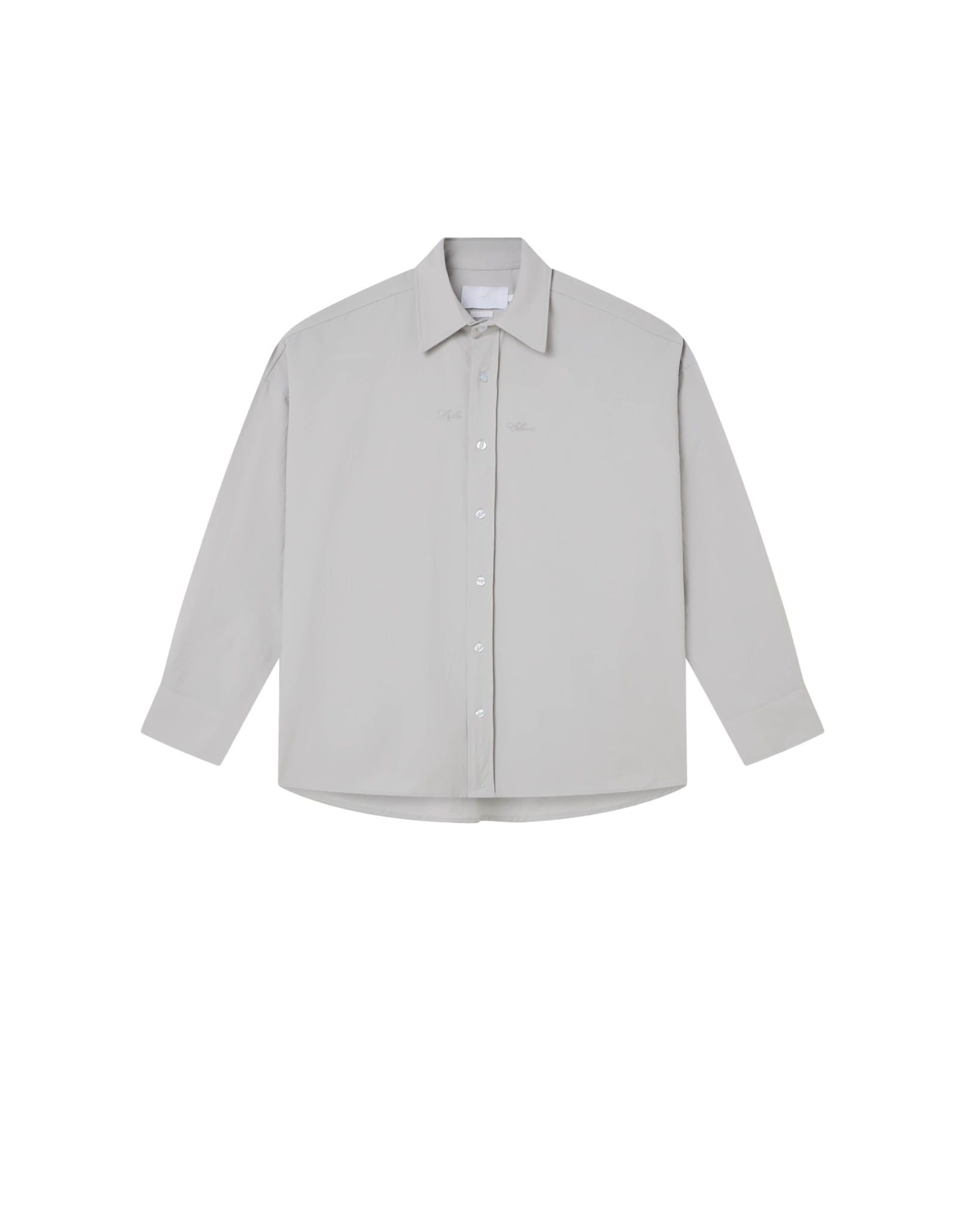 MUTED RELAXED SHIRT - Cloud Grey