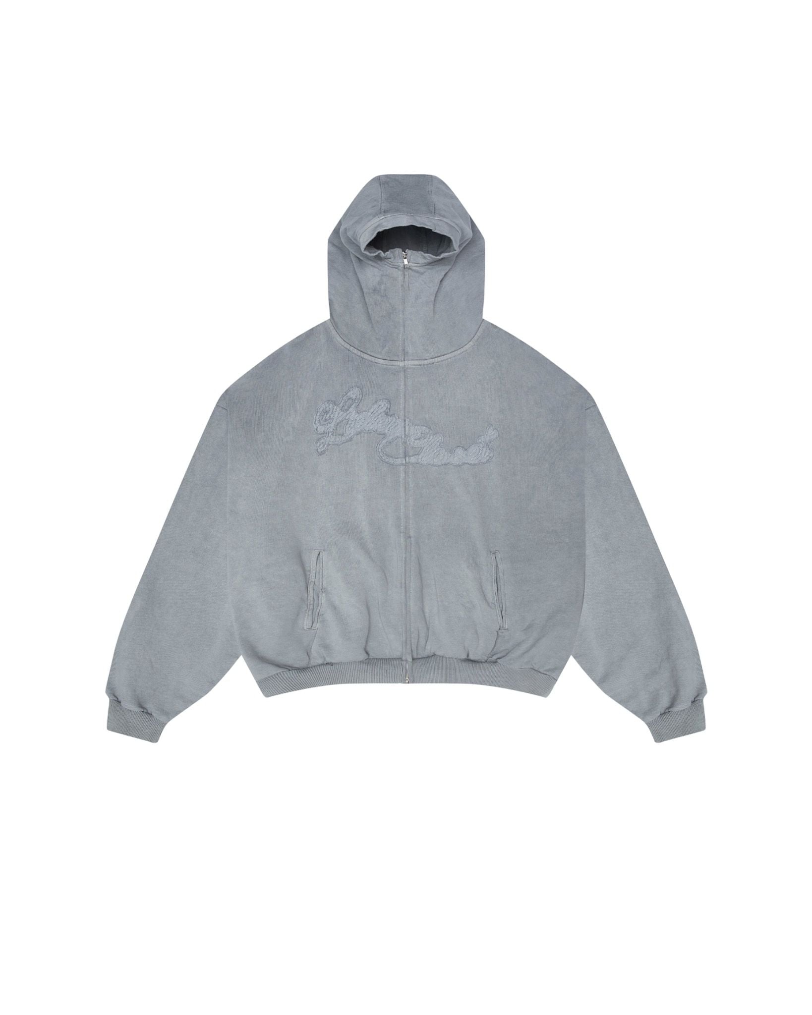 OUTSIDER ZIPPER JACKET - Washed Grey
