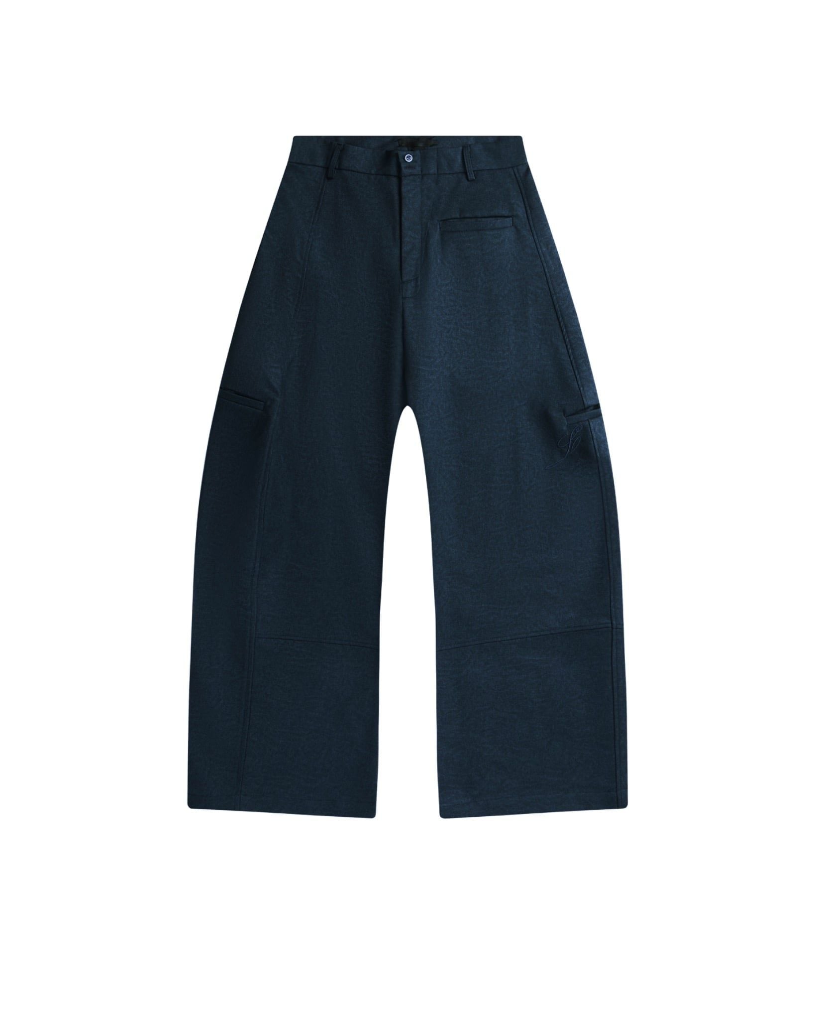 QUIET BARREL KHAKI TROUSERS - Cool Navy