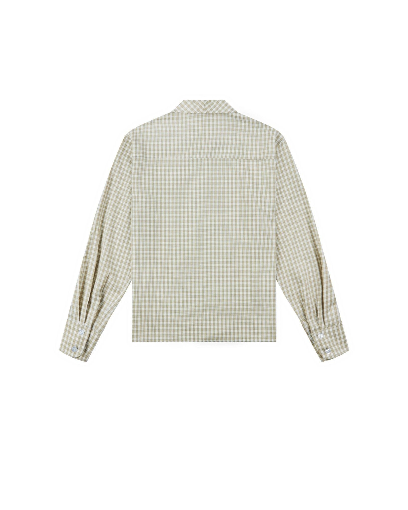 VICHY CRUSH PLAID SHIRT - Teddy Beige