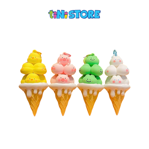  Đồ chơi móc khóa hình cây kem Value Toys - Mẫu ngẫu nhiên 