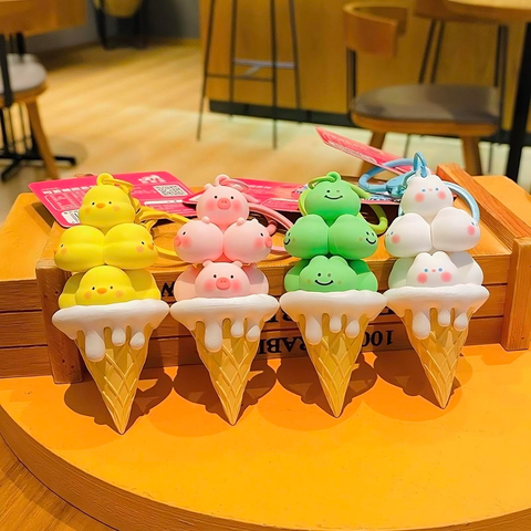  Đồ chơi móc khóa hình cây kem Value Toys - Mẫu ngẫu nhiên 