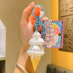 Đồ chơi móc khóa hình cây kem Value Toys - Mẫu ngẫu nhiên