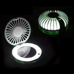 Đồ chơi quạt tròn có gương soi hình động vật (sạc USB) Value Toys - Mẫu ngẫu nhiên