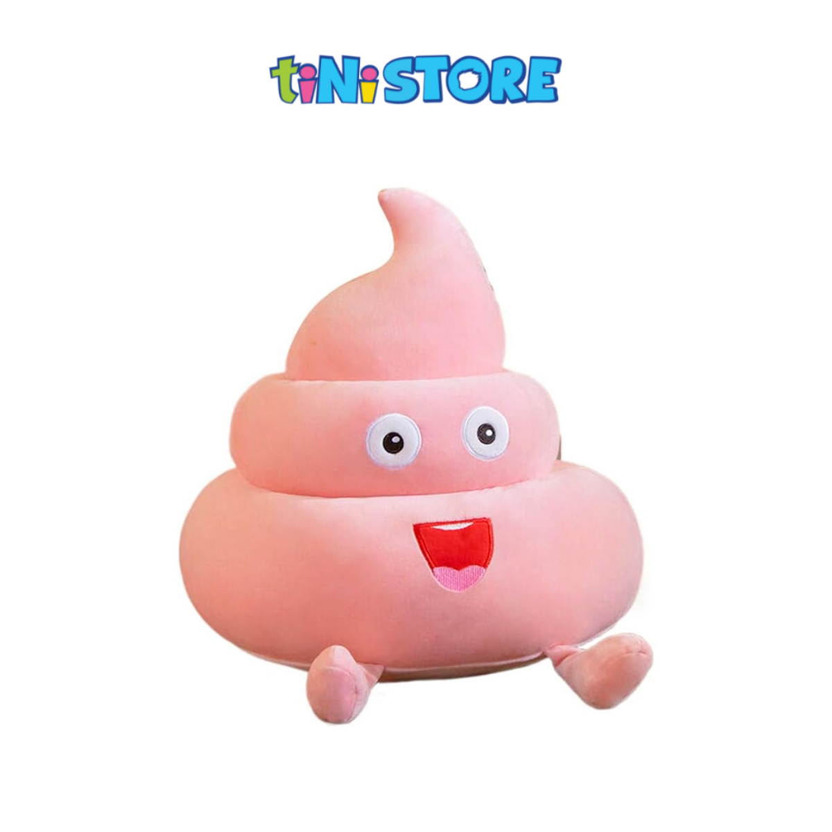 Thú Nhồi Bông Poop Ngộ Nghĩnh Value Toys Màu Hồng 45cm Cho Bé Yêu