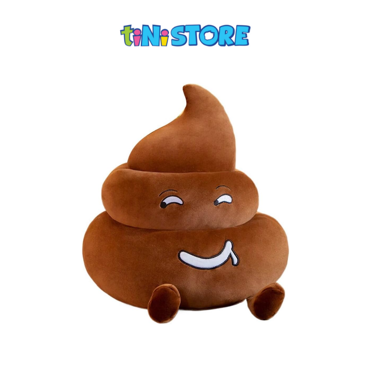 Thú Nhồi Bông Poop Ngộ Nghĩnh Value Toys Màu Nâu 45cm Cho Bé Yêu