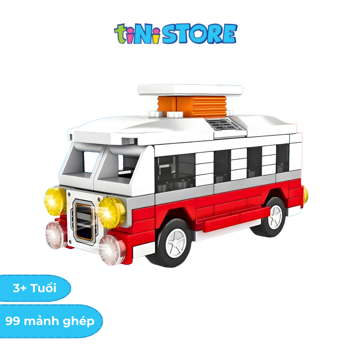 Đồ chơi lắp ráp xe nhà di động 99 mảnh Value Toys