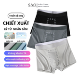 [Bộ 3] Quần Lót Nam Boxer Cao Cấp, Kháng Khuẩn 7A, Vải Mềm Mịn, Thoáng Khí, Không Bó Sát, Big Size Cho Nam | QLN-SB03