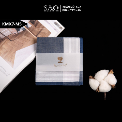 Khăn mùi xoa, khăn tay nam (KMX7 ) Fullbox