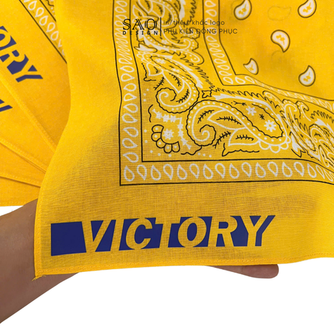 Khăn Vuông In Logo Theo Yêu Cầu Công Ty Cổ Phần Thiết Bị Thắng Lợi