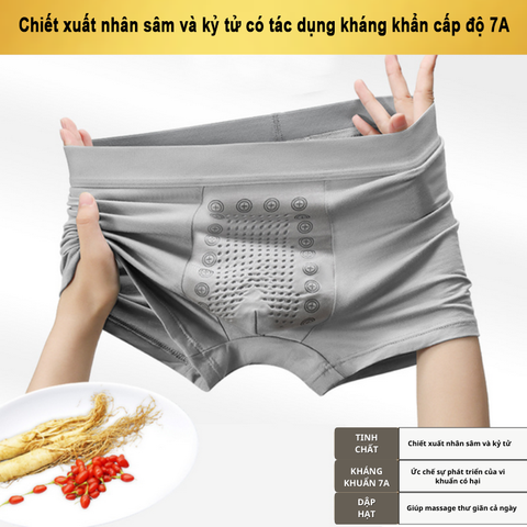 [Bộ 3] Quần Lót Nam Boxer Cao Cấp, Kháng Khuẩn 7A, Vải Mềm Mịn, Thoáng Khí, Không Bó Sát, Big Size Cho Nam | QLN-SB03