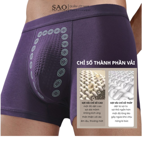 Quần Lót Nam Modal Zero Feel, Siêu Mềm, Siêu Thoáng, Nhẹ Như Không Mặc | QLNZF04