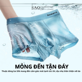 Quần Lót Nam Boxer Ice Silk Cao Cấp, Kháng Khuẩn 5A, Thoáng Khí, Rộng Rãi Thoải Mái | QLN-LW01