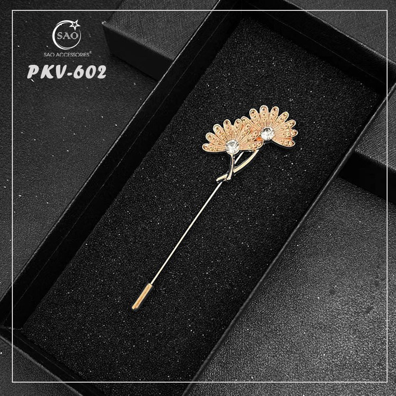 Trâm Cài Áo Vest Nam Thời Trang – Ghim Cài Ve Áo Suit Đẳng Cấp, Tạo Điểm Nhấn Phong Cách (PKV602)