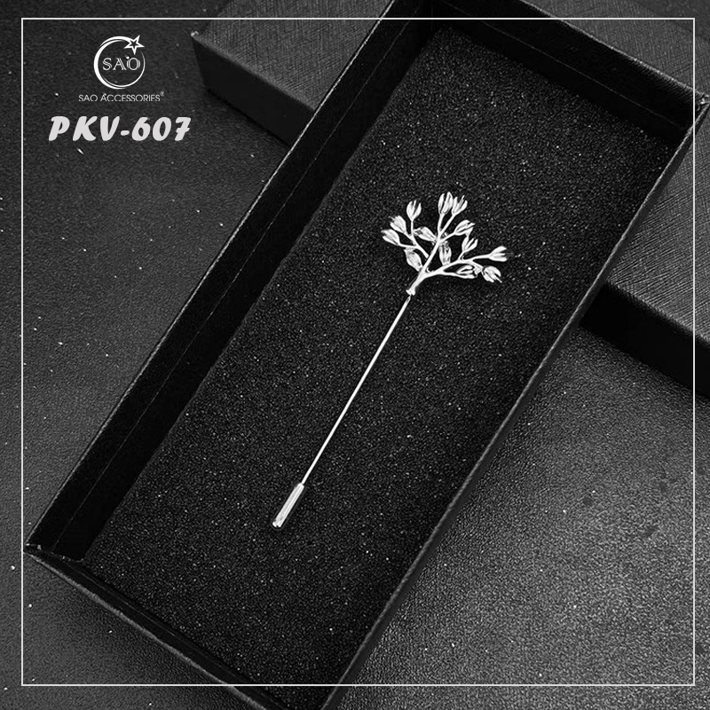 Trâm Cài Áo Vest Nam Thời Trang – Ghim Cài Ve Áo Suit Đẳng Cấp, Tạo Điểm Nhấn Phong Cách (PKV607)