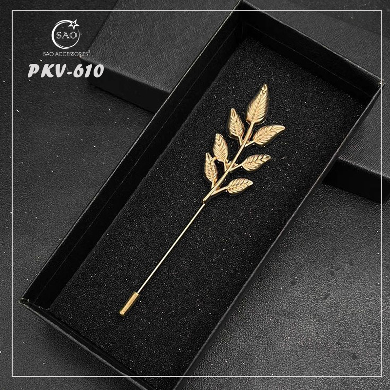 Trâm Cài Áo Vest Nam Thời Trang – Ghim Cài Ve Áo Suit Đẳng Cấp, Tạo Điểm Nhấn Phong Cách (PKV610)