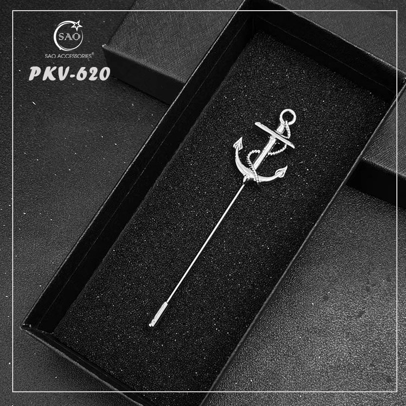 Trâm Cài Áo Vest Nam Thời Trang – Ghim Cài Ve Áo Suit Đẳng Cấp, Tạo Điểm Nhấn Phong Cách (PKV620)