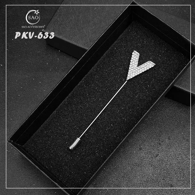 Trâm Cài Áo Vest Nam Thời Trang – Ghim Cài Ve Áo Suit Đẳng Cấp, Tạo Điểm Nhấn Phong Cách (PKV633)