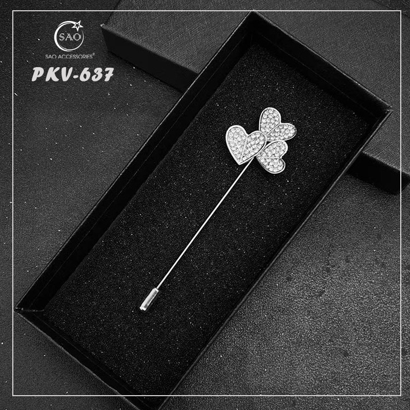 Trâm Cài Áo Vest Nam Thời Trang – Ghim Cài Ve Áo Suit Đẳng Cấp, Tạo Điểm Nhấn Phong Cách (PKV637)