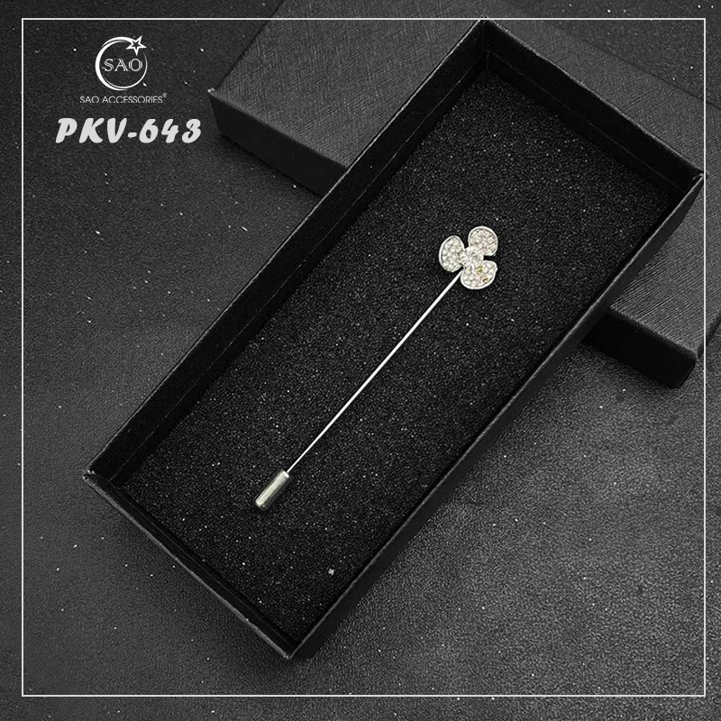 Trâm Cài Áo Vest Nam Thời Trang – Ghim Cài Ve Áo Suit Đẳng Cấp, Tạo Điểm Nhấn Phong Cách (PKV643)