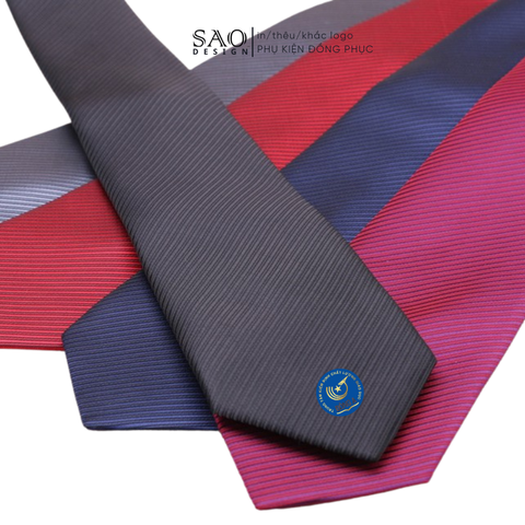 Cà Vạt In Logo Theo Yêu Cầu Trung Tâm Kiểm Định Chất Lượng Đông Á