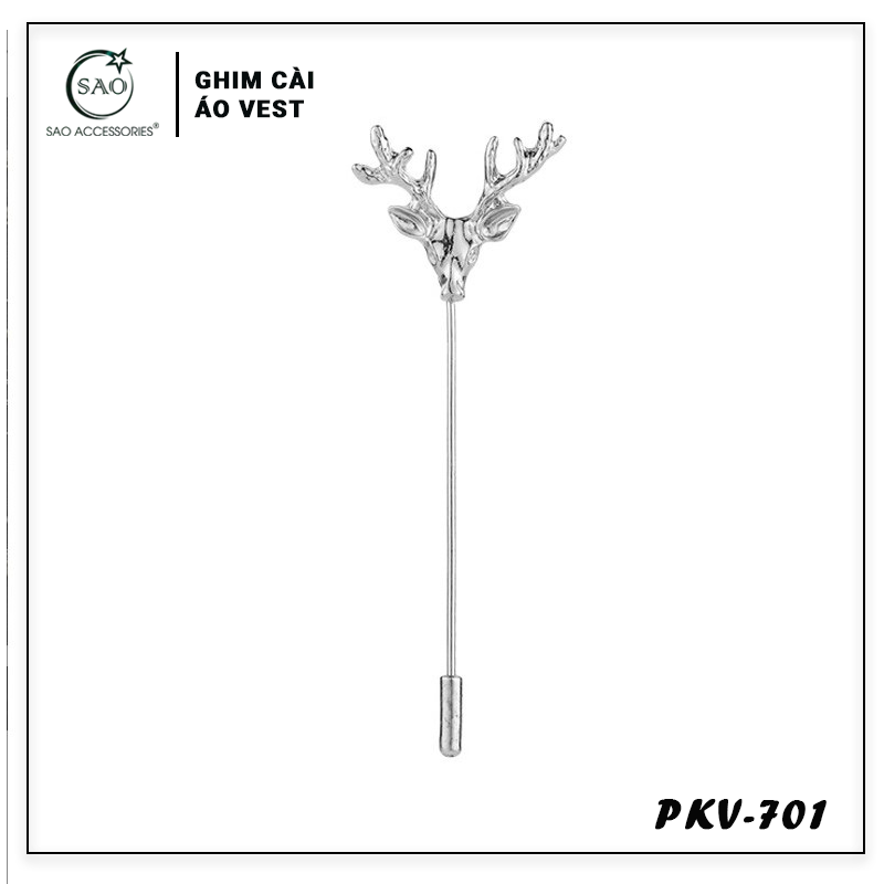 Trâm Cài Áo Vest Nam – Ghim Cài Ve Áo Vest Cao Cấp, Phụ Kiện Suit Sang Trọng & Thanh Lịch (PKV701)