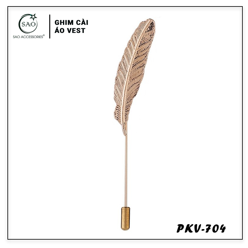 Trâm Cài Áo Vest Nam – Ghim Cài Ve Áo Vest Cao Cấp, Phụ Kiện Suit Sang Trọng & Thanh Lịch (PKV704)