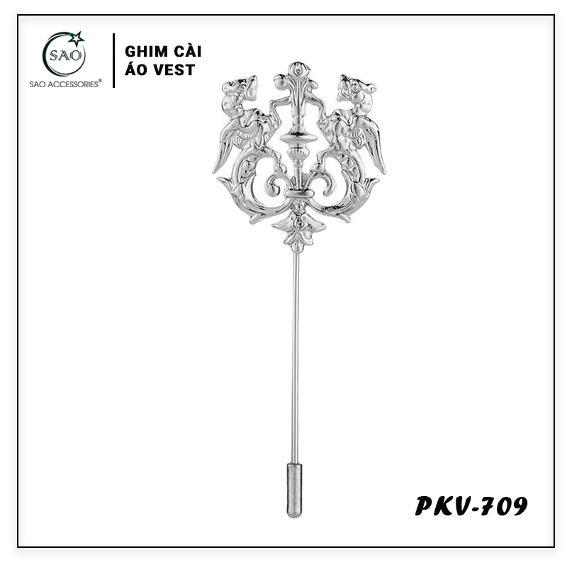 Trâm Cài Áo Vest Nam – Ghim Cài Ve Áo Vest Cao Cấp, Phụ Kiện Suit Sang Trọng & Thanh Lịch (PKV709)