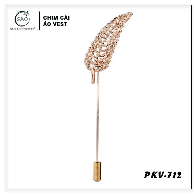 Trâm Cài Áo Vest Nam – Ghim Cài Ve Áo Vest Cao Cấp, Phụ Kiện Suit Sang Trọng & Thanh Lịch (PKV712)