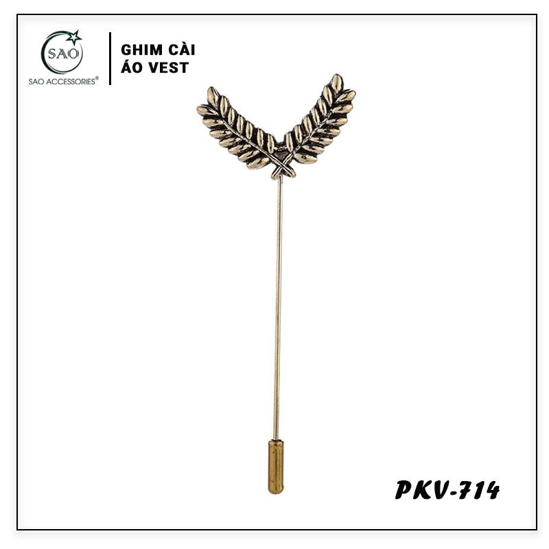 Trâm Cài Áo Vest Nam – Ghim Cài Ve Áo Vest Cao Cấp, Phụ Kiện Suit Sang Trọng & Thanh Lịch (PKV714)