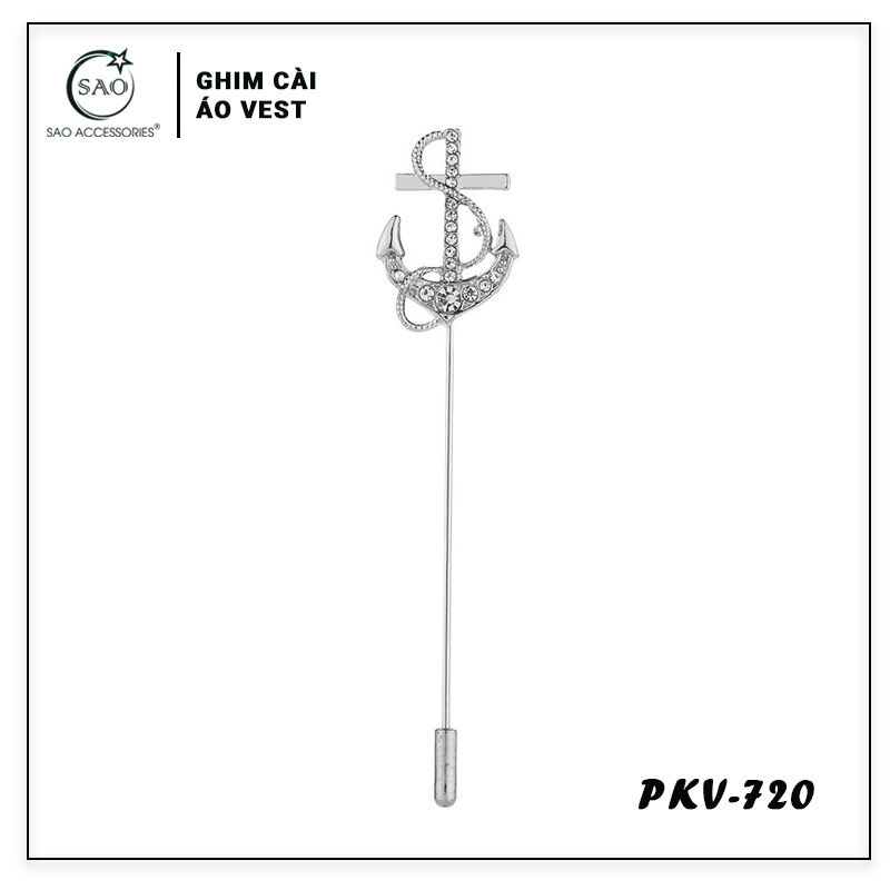 Trâm Cài Áo Vest Nam – Ghim Cài Ve Áo Vest Cao Cấp, Phụ Kiện Suit Sang Trọng & Thanh Lịch (PKV720)