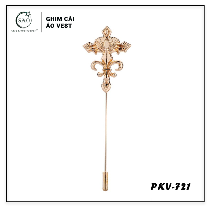 Trâm Cài Áo Vest Nam – Ghim Cài Ve Áo Vest Cao Cấp, Phụ Kiện Suit Sang Trọng & Thanh Lịch (PKV721)