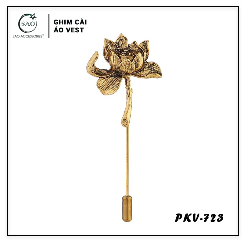 Trâm Cài Áo Vest Nam – Ghim Cài Ve Áo Vest Cao Cấp, Phụ Kiện Suit Sang Trọng & Thanh Lịch (PKV723)
