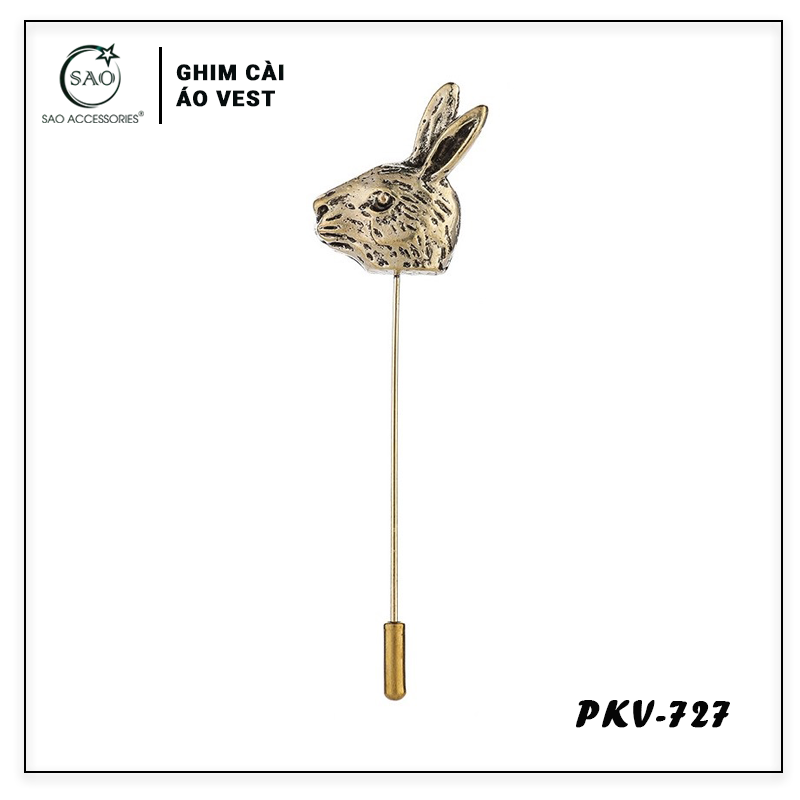 Trâm Cài Áo Vest Nam – Ghim Cài Ve Áo Vest Cao Cấp, Phụ Kiện Suit Sang Trọng & Thanh Lịch (PKV727)