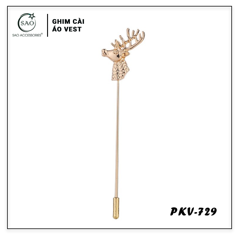 Trâm Cài Áo Vest Nam – Ghim Cài Ve Áo Vest Cao Cấp, Phụ Kiện Suit Sang Trọng & Thanh Lịch (PKV729)