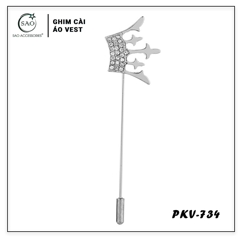 Trâm Cài Áo Vest Nam – Ghim Cài Ve Áo Vest Cao Cấp, Phụ Kiện Suit Sang Trọng & Thanh Lịch (PKV734)
