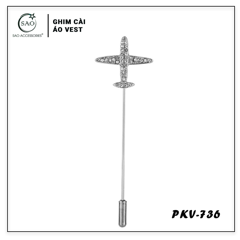 Trâm Cài Áo Vest Nam – Ghim Cài Ve Áo Vest Cao Cấp, Phụ Kiện Suit Sang Trọng & Thanh Lịch (PKV736)