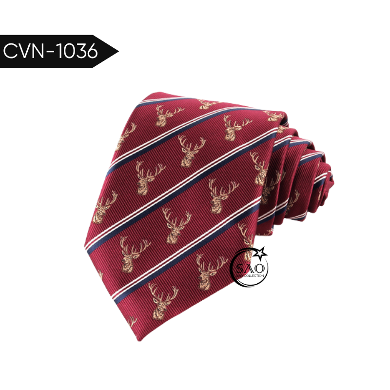 Cà Vạt Lụa Tổng Hợp Bản Lớn Hoạ Tiết Sang Trọng Dành Cho Nam (CVN1036)