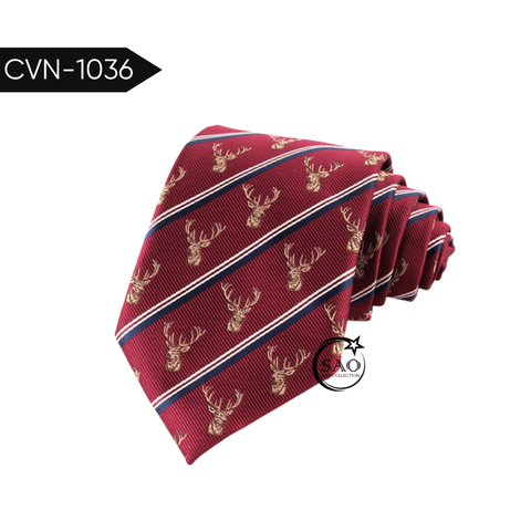 Cà Vạt Lụa Tổng Hợp Bản Lớn Hoạ Tiết Sang Trọng Dành Cho Nam (CVN1036)