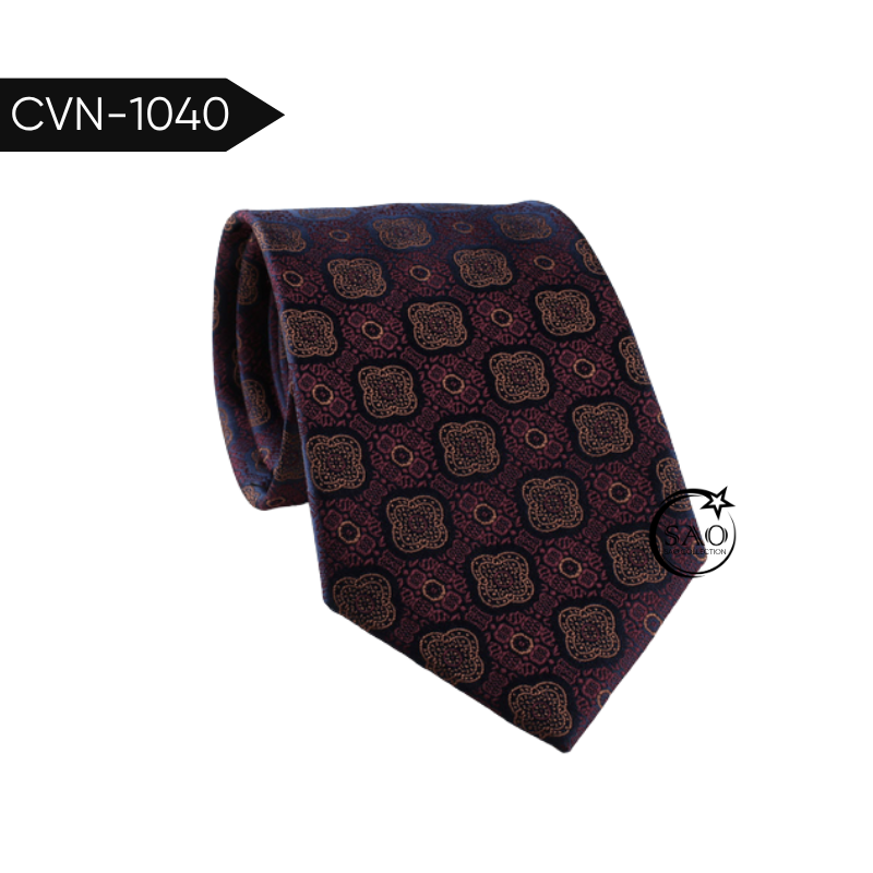 Cà Vạt Lụa Tổng Hợp Bản Lớn Hoạ Tiết Sang Trọng Dành Cho Nam (CVN1040)